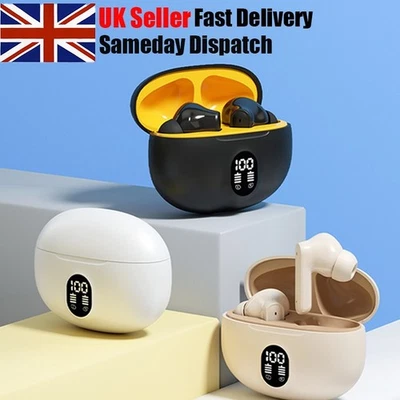 Auriculares Bluetooth TWS Auriculares Inalámbricos Mini Auriculares Para iPhone Android Reino Unido - Imagen 1 de 4