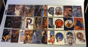 Michael Kaluta 1994 FPG Complete Base Set Fantasy Art SLEEVED NM Free Shipping - Picture 1 of 4