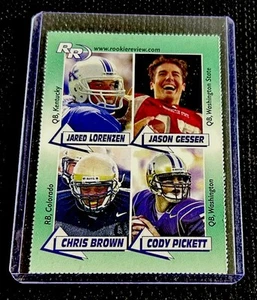 JARED LORENZEN ROOKIE 2002 ROOKIE REVIEW SI RC NFL GESSER BROWN PICKETT NM+ - Picture 1 of 2
