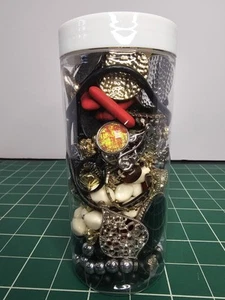 Mystery Jewelry Jar "Nightlife" Vintage To New Wearable Mixed Lot - Imagen 1 de 4