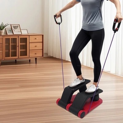 Twist Stepper Portable Mini Step Machine Home Use with LCD Display Elastic Rope - Image 1 of 4