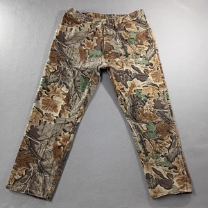 Vtg Wrangler Rugged Wear Advantage Camo Hunting Jeans Mens Sz 38x28 Made In USA - Picture 1 of 8