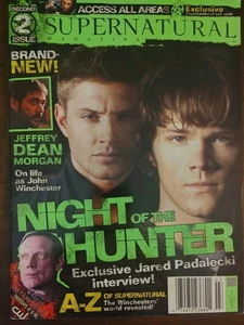 JENSEN ACKLES JARED PADALECKI SUPERNATURAL Feb/Mar 2008 #2 W/POSTER - Picture 1 of 13