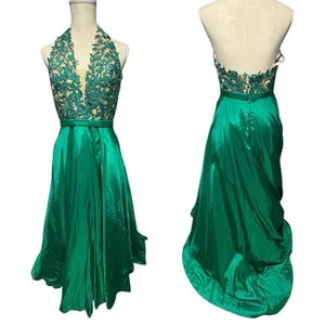 Sherri Hill Ballkleid #51643 grün Ballkleid Größe 10 - Bild 1 von 10