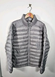 Marmot 700 Down Fill Puffer Jacket Men's Size Large Full Zip Grey Lightweight - Picture 1 of 17