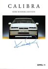 Opel Calibra Keke Rosberg Edition Prospekt 1994 9/94 D Katalog brochure catalog