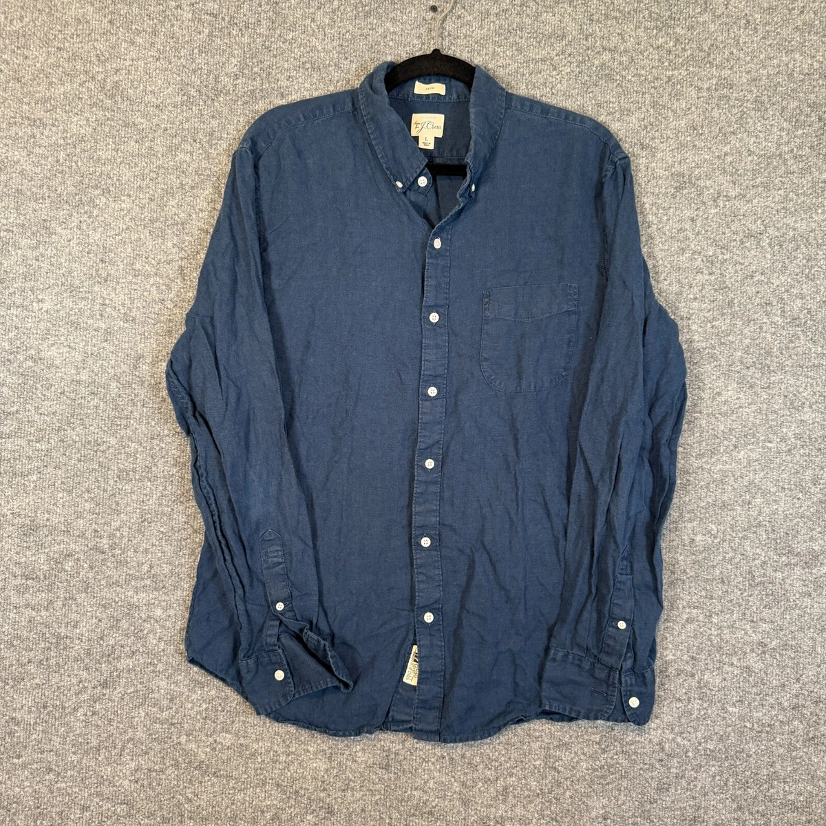 J.CREW Linen Casual Button-Down Shirts for Men for sale | eBay