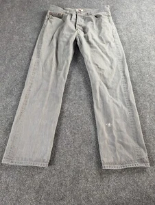 Levis 501 Jeans Mens 36x30 Straight Leg Button Fly Gray Y2K Vintage  - Picture 1 of 11