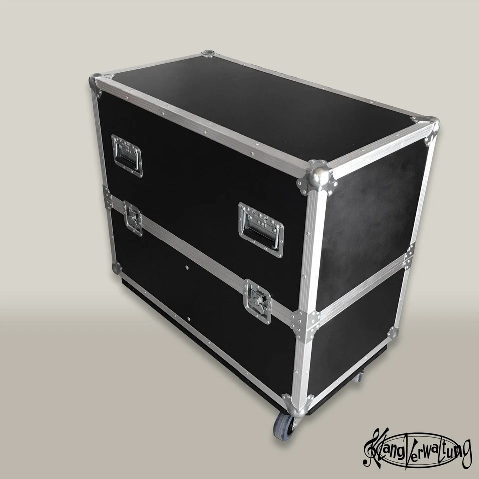 Flightcase für 2x EV ZLX 15P oder ähnlich Lautsprecher Rollencase Transportcase - Bild 1 von 4