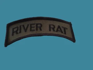 U.S MILITARY RIVER RAT VIETNAM SERVICE ROCKER ARM PATCH NEW - Picture 1 of 2
