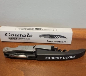 Bar Key COUTALE Sommelier Wine Opener Doubled Hinged Corkscrew Murphy Goode - Picture 1 of 5