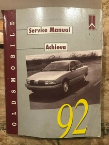 1992 Oldsmobile Achieva Service Manual - Bild 1 von 1