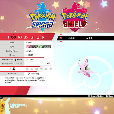 ✨ Shiny Celebi Event | Pokémon The Movie Coco | Sword & Shield | UNTOUCHED • 2.99$