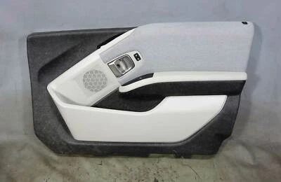 2014-2017 BMW i01 i3 Right Front Interior Door Panel Trim Skin Carum Grey OEM - Image 1 of 4