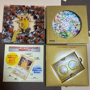 Pikachu Pokemon Records 1998 Japanese Best Collection Song CD & Promo Set USED - Picture 1 of 4