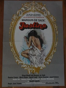 Kinoplakat JUSTINE Jess Franco Erotik Klaus Kinski - Bild 1 von 1