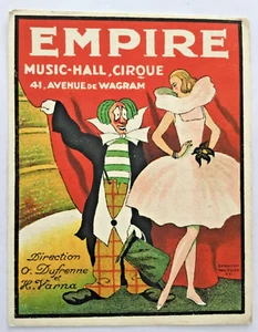 1925 EMPIRE MUSIC HALL CIRQUE - Picture 1 of 2