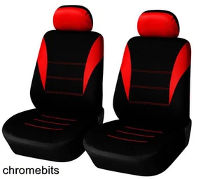 Fundas de asiento rojas para Fiat Uno Brava Bravo Tipo 600 500 material de calidad 1+1 - Imagen 1 de 3
