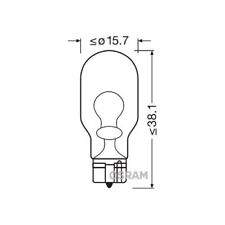 Glühlampe, Blinkleuchte OSRAM 921 ORIGINAL für, Außenspiegel, Fahrzeugheckklappe