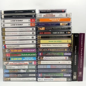 32 x Audio Cassette Books Vintage Various Titles & Genres VGC - Foto 1 di 10