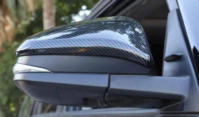 Tapa lateral del espejo retrovisor de fibra de carbono para Toyota Venza Harrier 21-25 Foto 1 de 4
