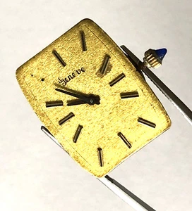 VINTAGE GENEVE 17J SWISS MEN'S WATCH MOVEMENT FOR PARTS ONLY RUSTED - Picture 1 of 6