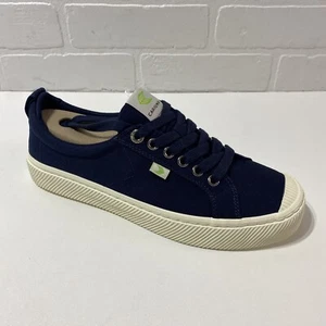 NEW Cariuma Shadow Blue Canvas OCA LOW Mens 8 Womens 9.5 Amputee Right Shoe Only - Picture 1 of 7