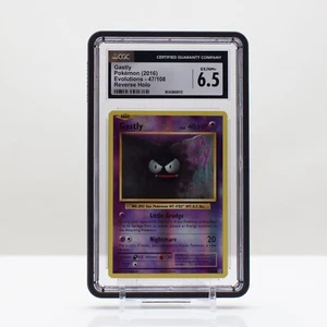 Pokemon Gastly Reverse Holo #47 Evolutions 2016 - CGC 6.5 - Picture 1 of 2