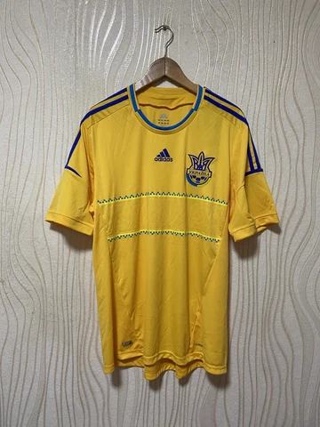UKRAINE 2012 2013 HOME FOOTBALL SHIRT SOCCER JERSEY ADIDAS X11627 sz XL MEN BWT Cover
