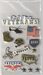 GRAZIE AI NOSTRI VETERANI adesivi 3D generici tema militare SPEDIZIONE GRATUITA VELOCE! - Foto 1 di 1