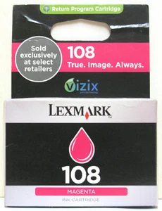 Lexmark 108 Genuine Magenta Cartridge. BNIB / Sealed. - Picture 1 of 1