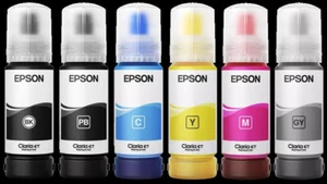6x Originale Epson Inchiostro 114 EcoTank Et 8500 Et 8550 Set Pacco Multiplo - Foto 1 di 2