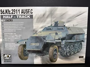 1/48 AFV Club Model German Sd.Kfz. 251/1 Ausf. C Halftrack Used/Started Kit - Picture 1 of 5