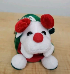 Mini Llavero de Reno de Peluche Kuddle Me Toys Bolsa con Cremallera Navidad Rojo Verde - Imagen 1 de 10