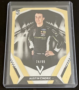 AUSTIN CINDRIC # 74/99 GOLD 2018 VICTORY LANE RC ROOKIE NASCAR 1st Year Card - Picture 1 of 3