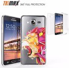 For Samsung Galaxy On 5 SM-G550 Tri Max 360 Full Body Protection Case 3D Lion