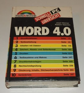 WORD 4.0 Josef Steiner / Robert Valentin. NEU und noch EINGESCHWEIßT. - Bild 1 von 3
