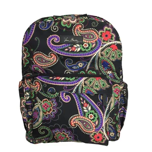Vera Bradley Lighten Up Grande Laptop Backpack Kiev Paisley Large Multi Pockets - Picture 1 of 19