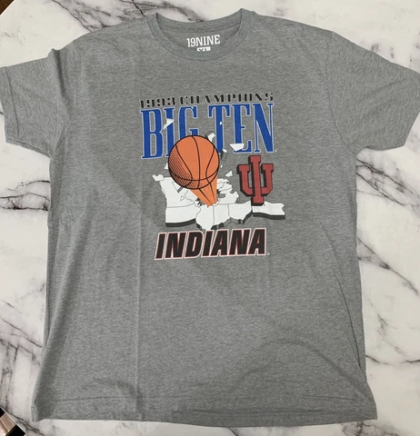 Indiana University Hoosiers Basketball Big Ten Championship Vintage Shirt XL Cover