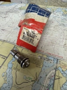 Johnson Evinrude OMC Set #0435340 435340 Manual Release Valve and Seal. - Foto 1 di 3
