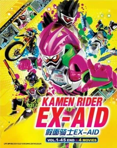 DVD Kamen Rider EX-AID Complete Series (1-45 End + 4 Movies) English Subtitle - Picture 1 of 2