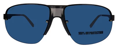 Gafas de sol Tod's TO0343-20V unisex gris metal lentes azules Foto 1 de 2