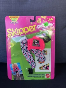 Mattel 1991 Skipper Pet Pals Outfit 2957 auf Karte Vintage Barbie Fashions - Bild 1 von 10