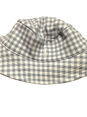 Polo Ralph Lauren Bucket Sombrero Bebé Niño 3 Meses - 9 Meses Reversible Foto 1 de 4