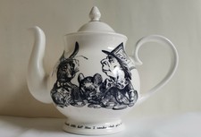 WHITTARD OF CHELSEA ALICE IN WONDERLAND MAD HATTER'S TEA PARTY TEAPOT
