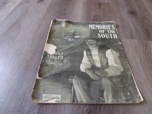 MEMORIES OF THE SOUTH BY RUDOLF THALER  SHEET MUSIC - Picture 1 of 3