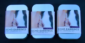 Lot of 3 Laura Nelkin Echo KNIT EARRINKS KITS - Cases - Stitches West - Picture 1 of 7