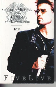 George Michael and Queen Five Live EP cassette UK Parlophone 1993 cassette - Picture 1 of 2