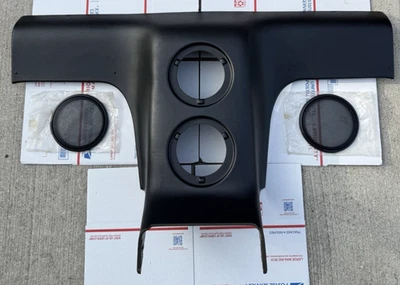 *NOS* 1992-1995 DODGE VIPER GEN 1 REAR T CENTER CONSOLE SPEAKER COVERS BLACK - Image 1 of 4