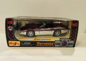 MAISTO 1:18 SCALE 1995 CHEVROLET CORVETTE INDY 500 PACE CAR DIE CAST MODEL - Bild 1 von 6